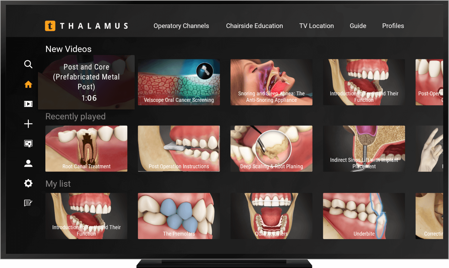 Thalamus on Google/Android TV