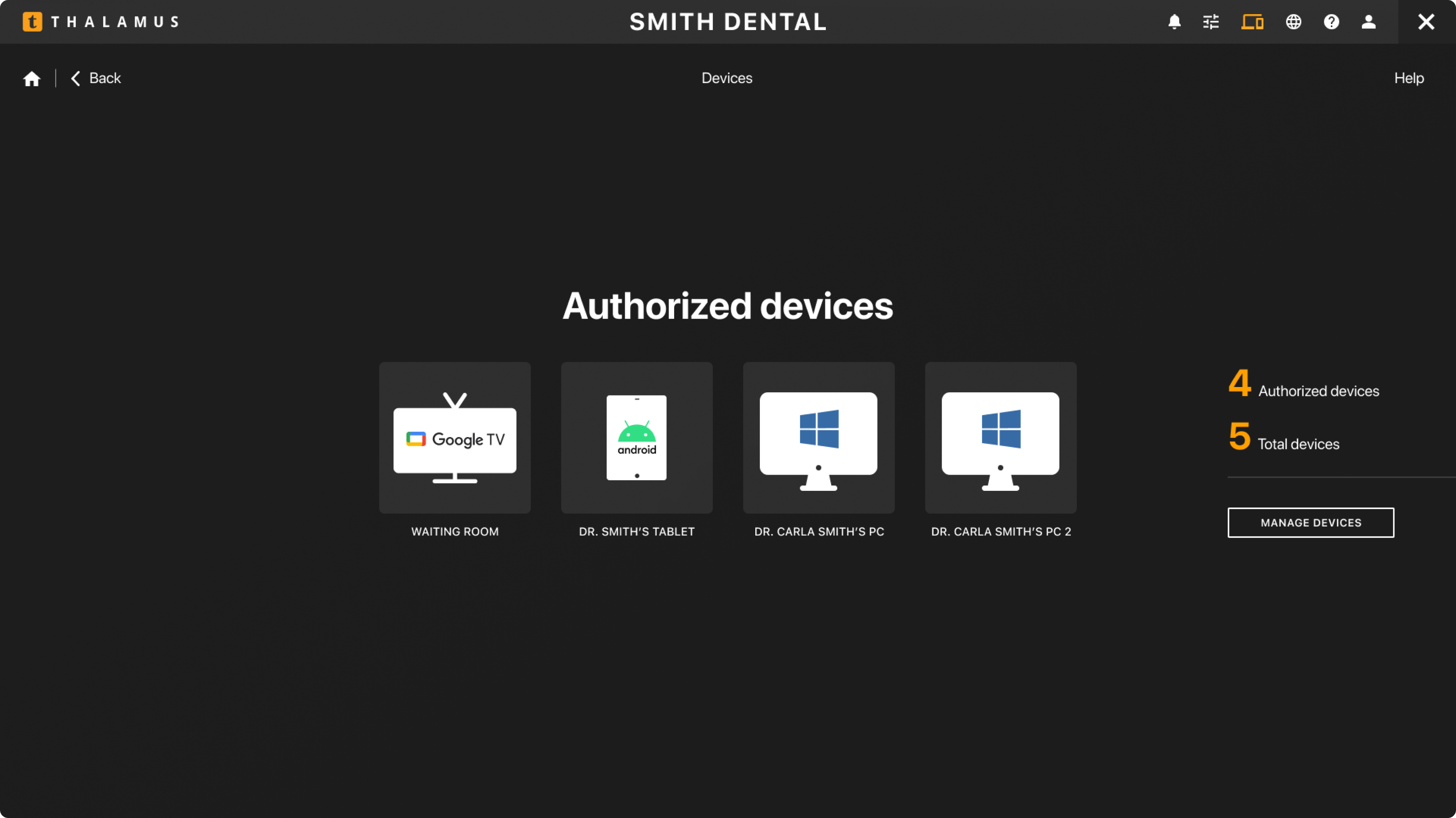 Authorize devices