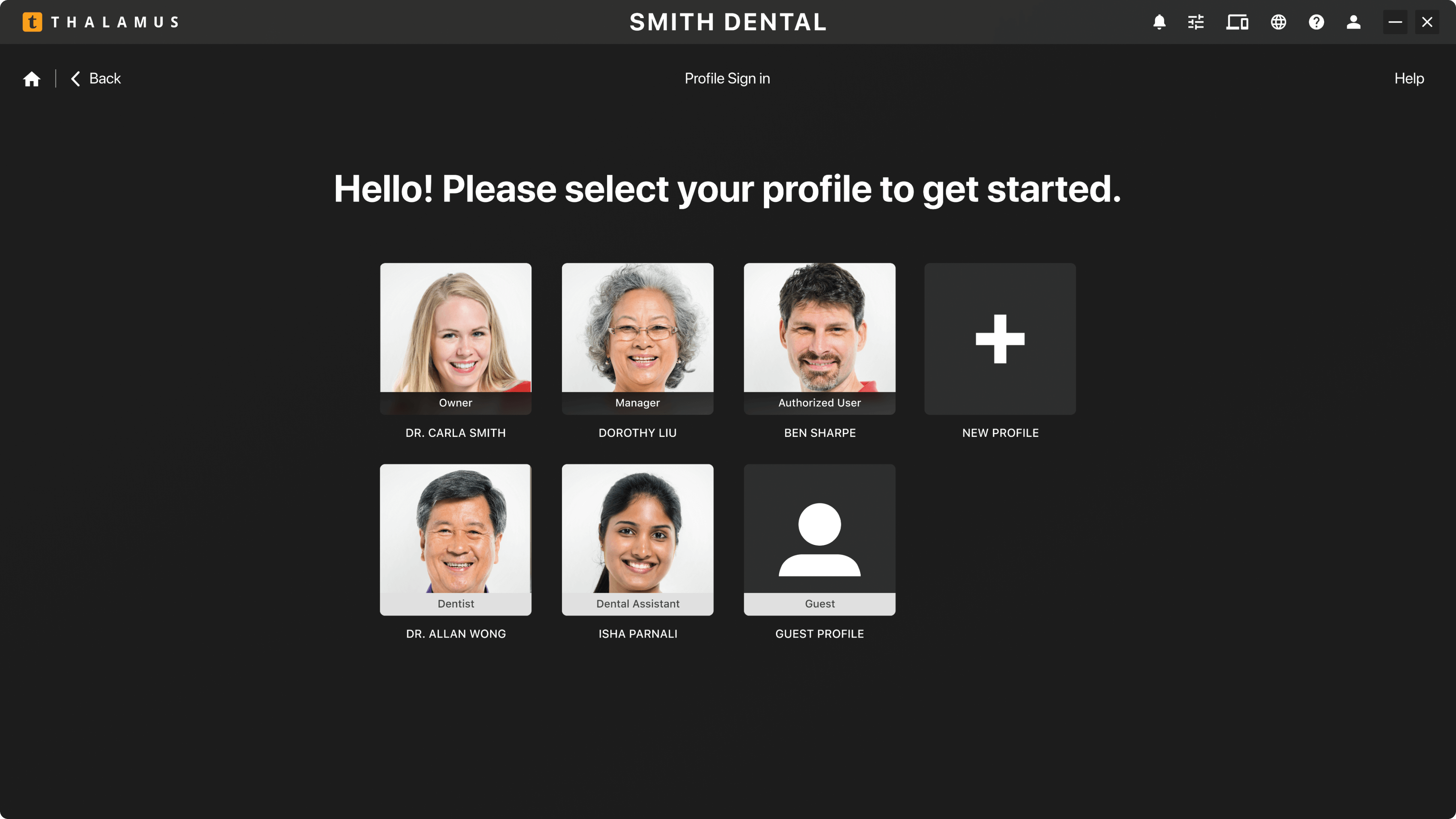 New Profile creation